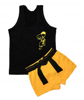 Lil Samurai - Boy Vest & Boxer Set