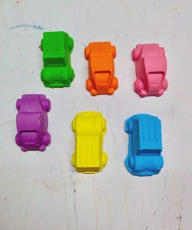 Vintage Cars Set- Set Of 6 Crayons