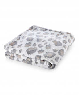 Organic Cotton Winter Blanket Panther Patterned