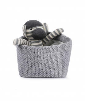 Organic Cotton Baby Basket Chunky Knitted