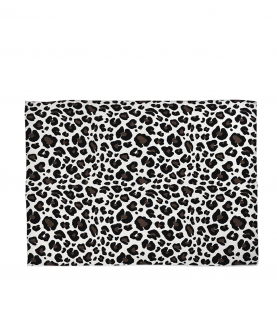 Vkaire Black Leopard Baby Blanket 