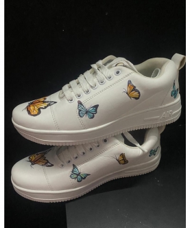 Butterfly Painted shoes