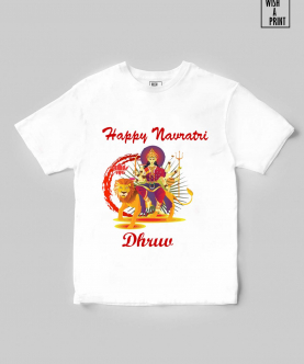 Personalized Happy Navratri T-Shirt