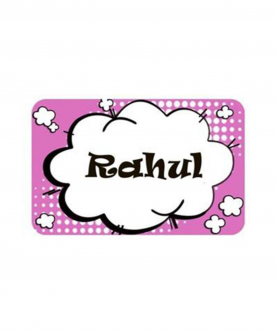 Personalised Name Stickers (Pink) - Set of 40