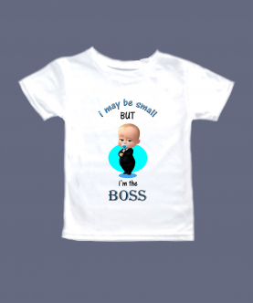 Personalised Small But I Am The Boss-Baby Boss T-Shirt