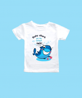 Personalised Baby Shark Smile T-Shirt