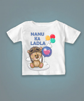 Personalised Nanu Ka Ladla Teddy T-Shirt