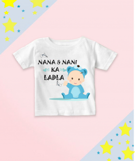 Personalised Nana & Nani Ladla Love T-Shirt