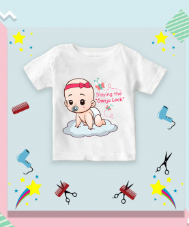Personalised The Ganju Look Baby Girl T-Shirt