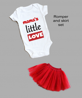 Personalised Mom's Little Love Romper Set