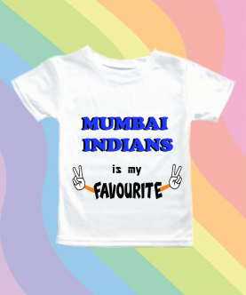 Personalised Mumbai indian fan T-Shirt 