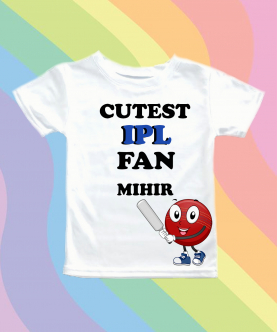Personalised Cutest IPL Fan T-Shirt 