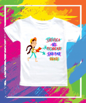 Personalised Pichkari Sab Par Bhari T-Shirt