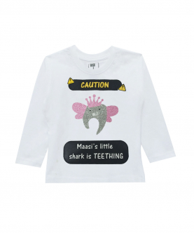 Masi's Little Shark Teething T-Shirt