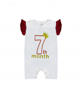 Personalised Monthly B`day Romper