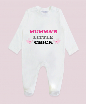 Personalised Mumma's Little Chick Full Romper 