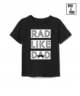 Personalised Rad Like Dad T-Shirt