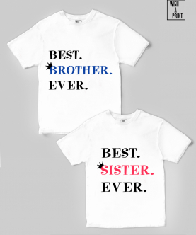 Best Brother & Sister T-Shirt Combo