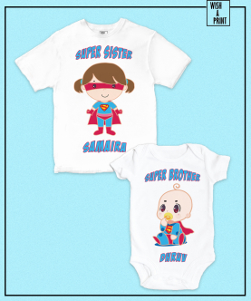 Super Sister & Brother T-Shirt Combo