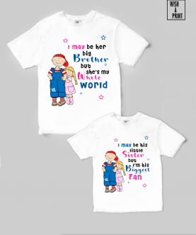 Brother Sister Love T-Shirt Combo
