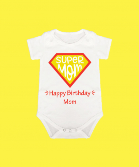 Personalised Super Mom Onesie Romper