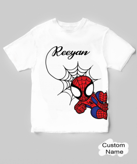 Personalised Spider Man T-Shirt