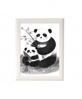 Panda Duo Wall Frame