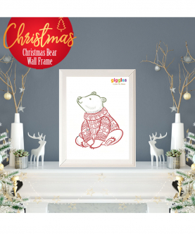 Christmas Bear Wall Frame