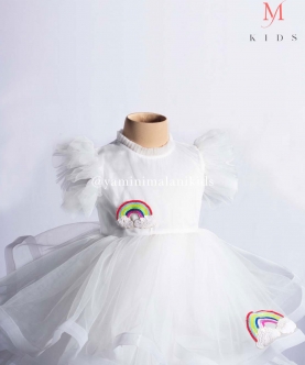 White Rainbow Dress