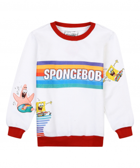 White Sponge And Patrick Sweatshirt