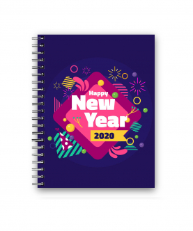 Personalised Happy New Year 2020 Wiro Diary