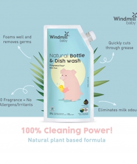 Natural Bottle & Dish Wash-1000 Ml Refill Pack