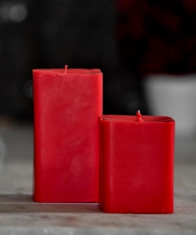 Combo Set Of 2 Bergamot & Vanilla Scented Pillar Candles