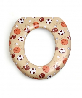 Athletic Star Beige Cushioned Potty Seat