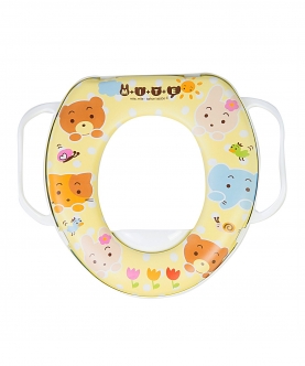 Animals Yellow Potty Seat With Handle