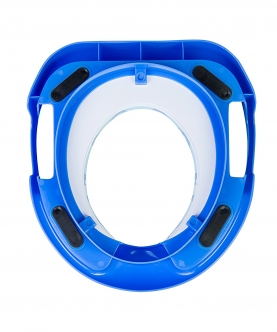 Fruits Blue Potty Seat With Handle And Back Support