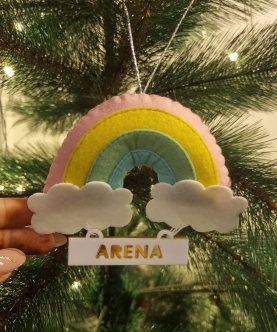 Rainbow- Christmas Ornament