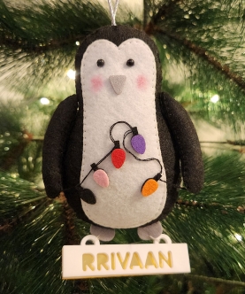 Penguin -Christmas Ornament