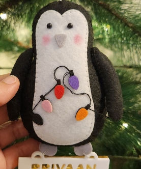 Penguin -Christmas Ornament