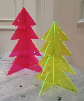 Limited Edition - Fluro - Christmas Tree Set of 2