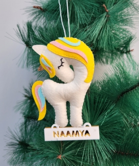Unicorn Christmas Ornament