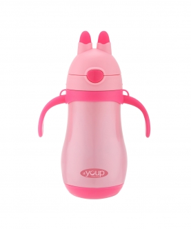Insulated Pink Color Kids Sipper Bottle Yp262 - 260 Ml