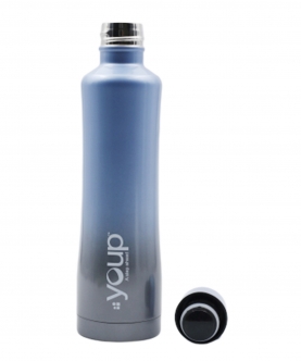 Blue And Grey Color Water Bottle Yp511 - 500 Ml