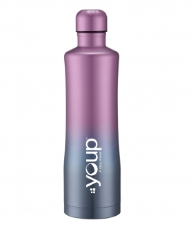 Pink And Grey Color Water Bottle Yp511 - 500 Ml