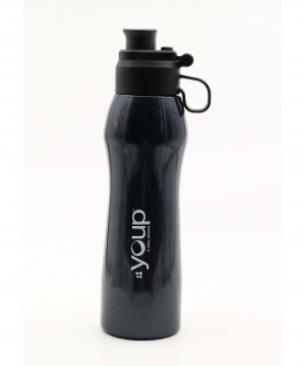 Black Color Water Bottle Maisy - 600 Ml