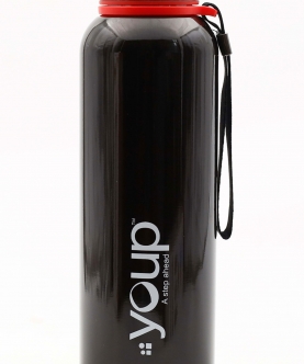 Black Color Water Bottle Drew - 750 Ml