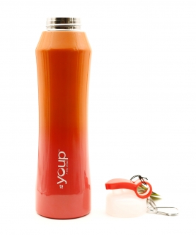 Orange And Red Color Water Bottle Passion901 - 900 Ml