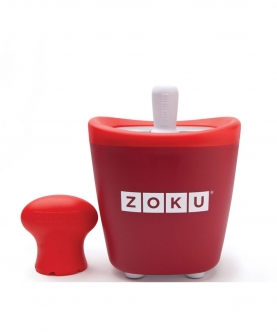 Zoku Single Quick Pop Maker, Red, 60ml per pop