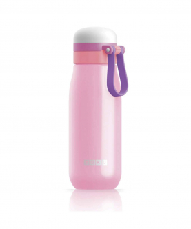Zoku Ultralight Stainless Steel Bottle-Pink, 500ml