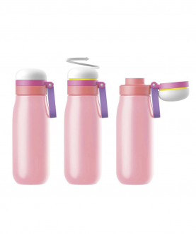 Zoku Ultralight Stainless Steel Bottle-Pink